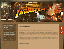 Tablet Screenshot of indiana-jones.de
